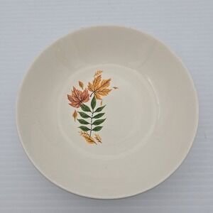 Vintage‎ Salem Autum Leaves 5 1/4 Fall Bowl NICE